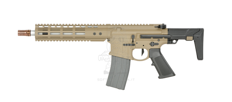 EMG NOVESKE MWS Gen3 N4 Ghetto Blaster 10.5" GBBR Tan FDE Flat Dark Earth Desert Version by Double Eagle EMG