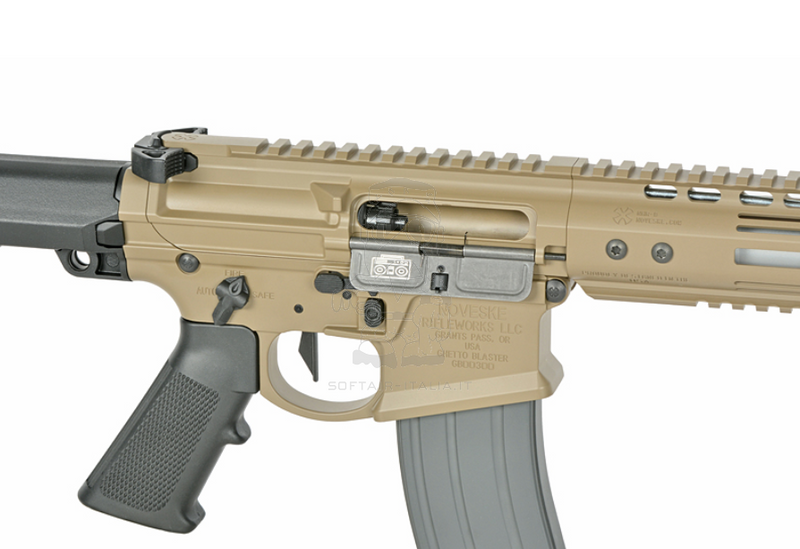 EMG NOVESKE MWS Gen3 N4 Ghetto Blaster 10.5" GBBR Tan FDE Flat Dark Earth Desert Version by Double Eagle EMG