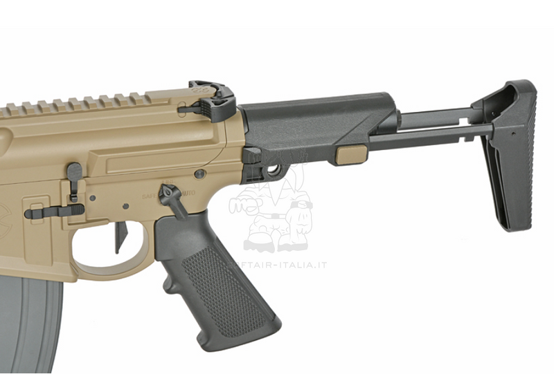 EMG NOVESKE MWS Gen3 N4 Ghetto Blaster 10.5" GBBR Tan FDE Flat Dark Earth Desert Version by Double Eagle EMG