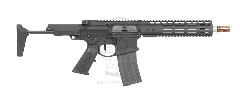 EMG NOVESKE MWS Gen3 N4 Ghetto Blaster 10.5" GBBR BK Black Version by Double Eagle EMG