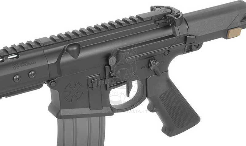 EMG NOVESKE MWS Gen3 N4 Ghetto Blaster 10.5" GBBR BK Black Version by Double Eagle EMG