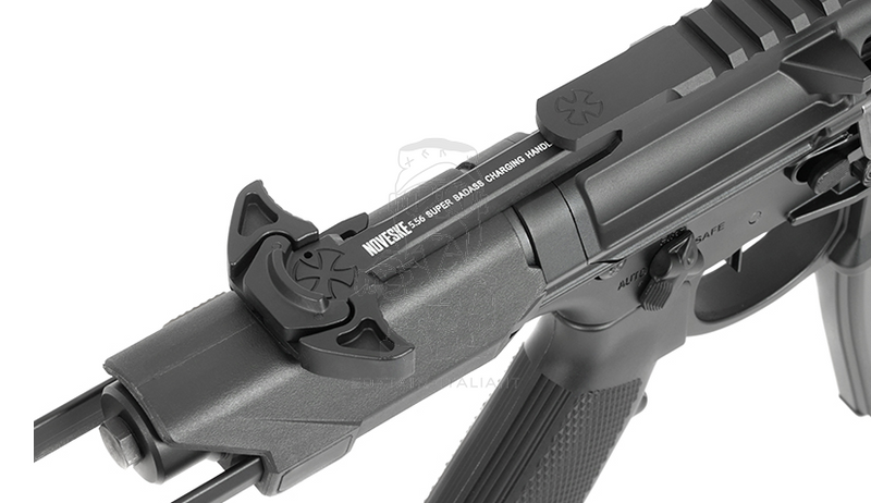 EMG NOVESKE MWS Gen3 N4 Ghetto Blaster 10.5" GBBR BK Black Version by Double Eagle EMG
