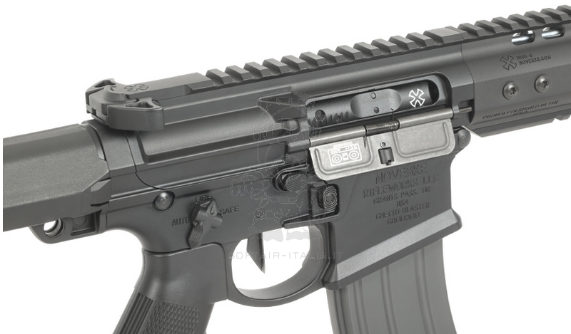 EMG NOVESKE MWS Gen3 N4 Ghetto Blaster 10.5" GBBR BK Black Version by Double Eagle EMG