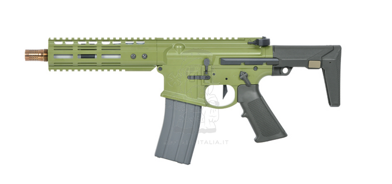 EMG NOVESKE N4 MWS Gen3 Ghetto Blaster PDW 7" GBBR Bazooka Green by Double Eagle > EMG