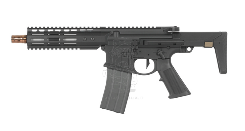 EMG NOVESKE MWS Gen3 N4 Ghetto Blaster PDW 7inch GBBR BK Black Version by Double Eagle EMG