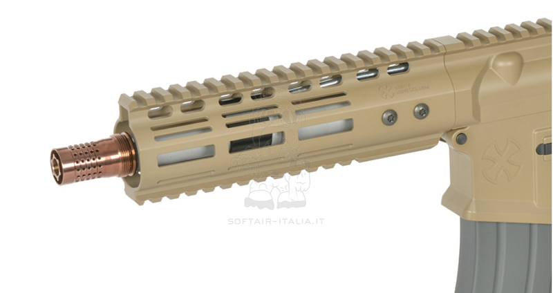 EMG NOVESKE MWS Gen3 N4 Ghetto Blaster PDW 7inch GBBR FDE Flat Dark Earth Version by Double Eagle EMG