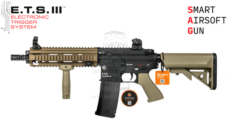 Evolution 416 Type E-416 Bronze ETS 3 - Mosfet Full Metal AEG by Evolution Airsoft