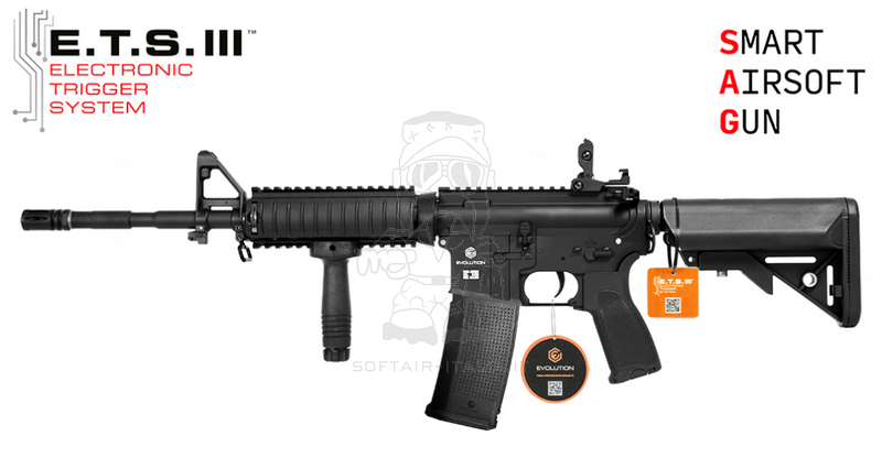 Evolution M4 Carbine Recon SopMod S MR ETS 3 - Mosfet Full Metal AEG by Evolution Airsoft