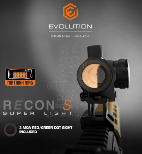Evolution M4 Recon S Carbontech 10inch by Evolution Airsoft