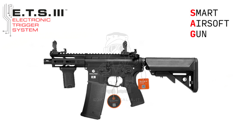 Evolution M4 Recon XS EMR ETS 3 Mosfet Full Metal AEG by Evolution Airsoft
