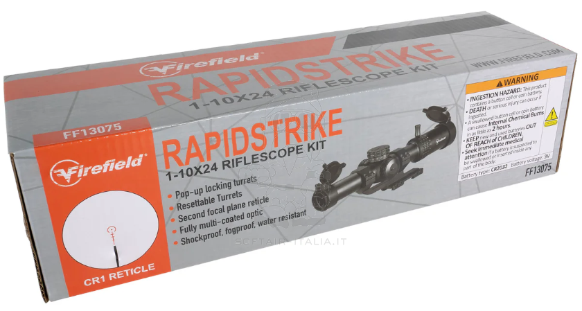 FireField RapidStrike 1-10x24 Riflescope Ottica by Firefield