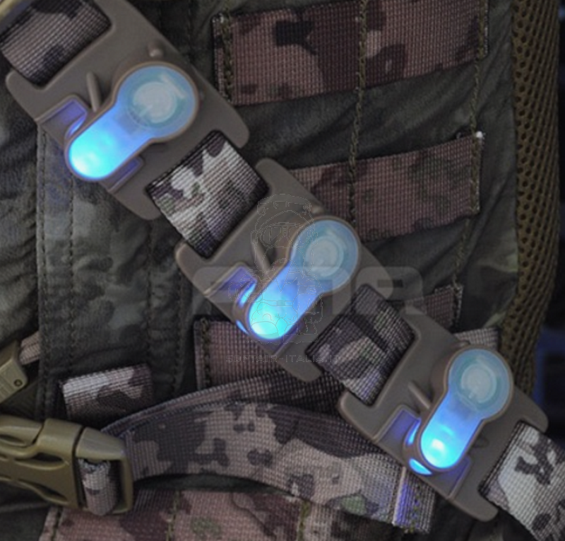 FMA Tactical MOLLE Position Light S-Lite Strobe Marker Desert Tan Case White Led Light by FMA