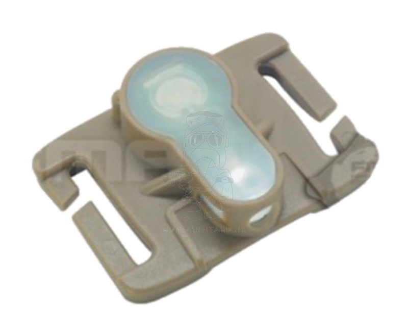 FMA Tactical MOLLE Position Light S-Lite Strobe Marker Desert Tan Case White Led Light by FMA