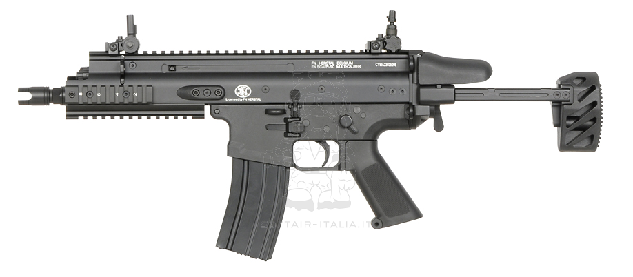 FN Herstal Scar-SC Licensed Subcarbine AEG EShooter Mosfet 25rpms by Cybergun - Cyma