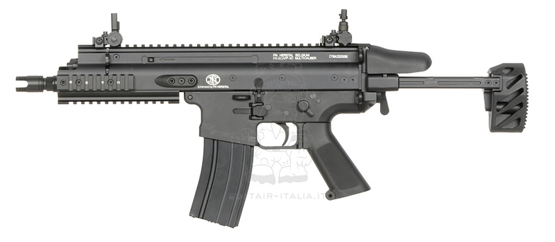 OFFERTE SPECIALI - SPECIAL OFFERS: FN Herstal Scar-SC Licensed Subcarbine AEG EShooter Mosfet 25rpms by Cybergun - Cyma