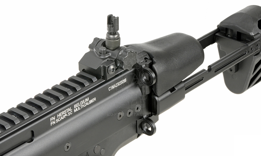 FN Herstal Scar-SC Licensed Subcarbine AEG EShooter Mosfet 25rpms by Cybergun - Cyma