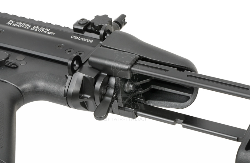 FN Herstal Scar-SC Licensed Subcarbine AEG EShooter Mosfet 25rpms by Cybergun - Cyma