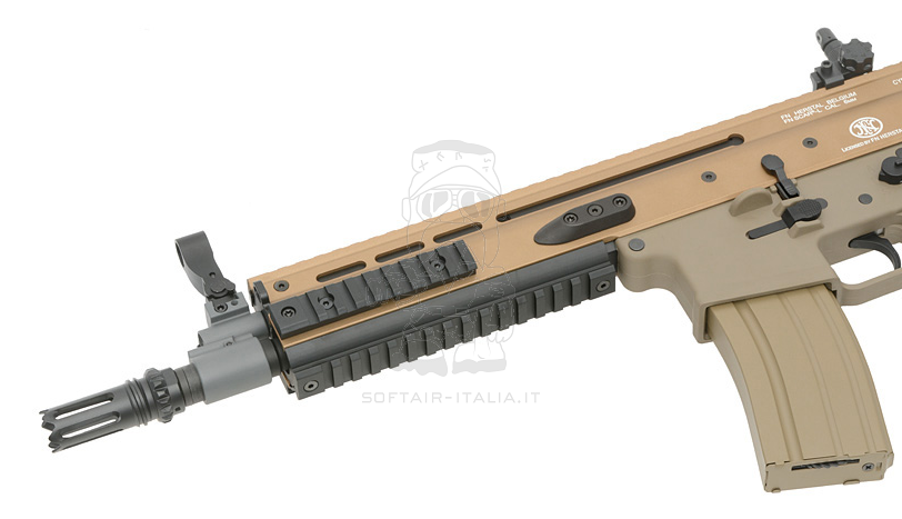 FN SCAR-L High Speed 25rps Configuration ETU Eshooter Gen 2 Tan Version by Cybergun > Cyma Platinum
