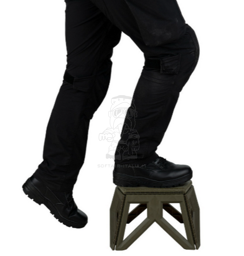 Foldable OD Stool Folded 49 x 33,5cm. Sgabello Pieghevole