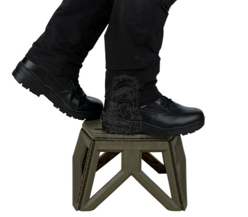 Foldable OD Stool Folded 49 x 33,5cm. Sgabello Pieghevole