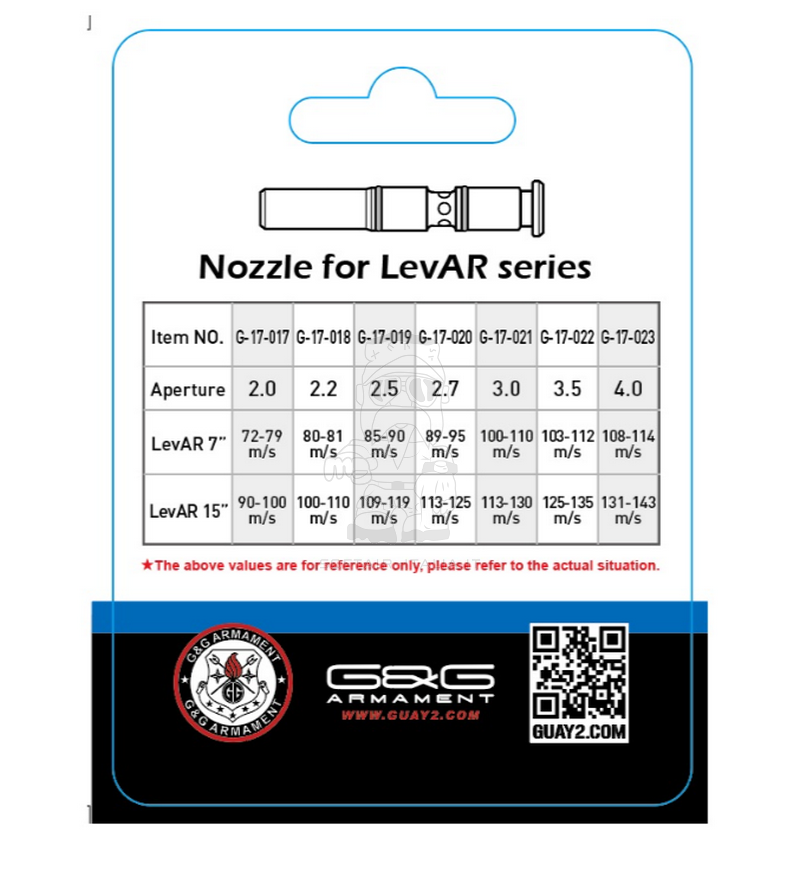 G&G LevAr Nozzle 2.2 Spingipallino by G&G
