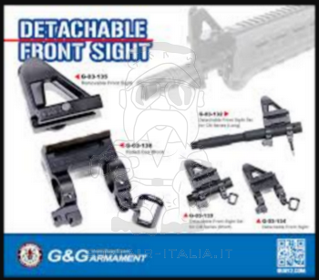 G&G M4 Detachable Front Sight Delta di Mira Amovibile by G&G