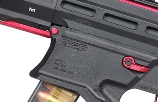 G&G PCC45 Red Version AR9 - PDW M-Lok ETU - Mosfet AEG by G&G