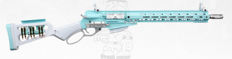 G&G Winchester Type LevAR 15 M-Lok 15" Lever Action Gas Macaron Blue Edition by G&G