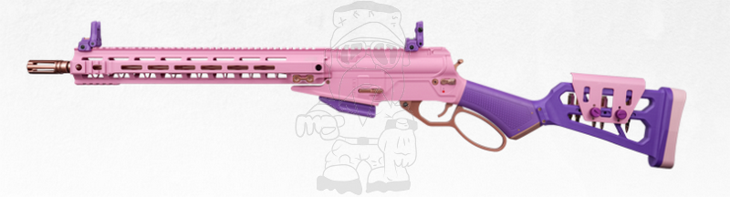 G&G Winchester Type LevAR 15 M-Lok 15" Lever Action Gas Pink Macaron Edition by G&G