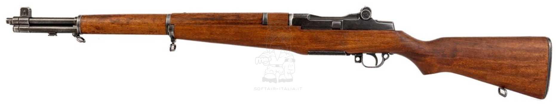 Garand M1 Antiqued Used Version Full Wood & Metal Inerte by Denix
