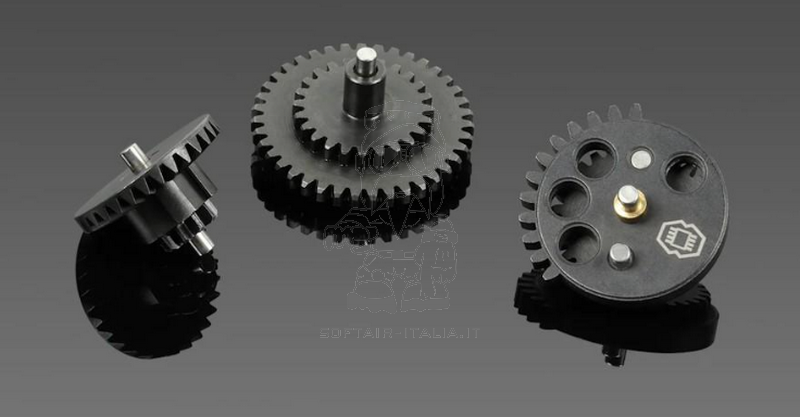 Gate 13:1 High Speed CNC EON Short Stroke Steel Gear Set by Gate