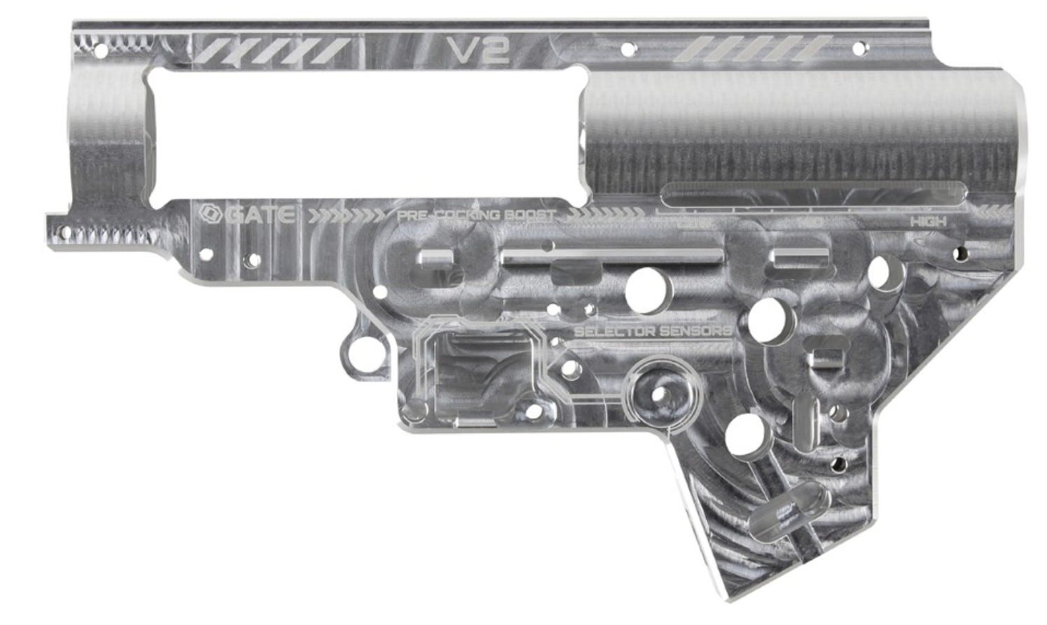 Gate Silver CNC EON V2 Gearbox Rev. 2 by Gate