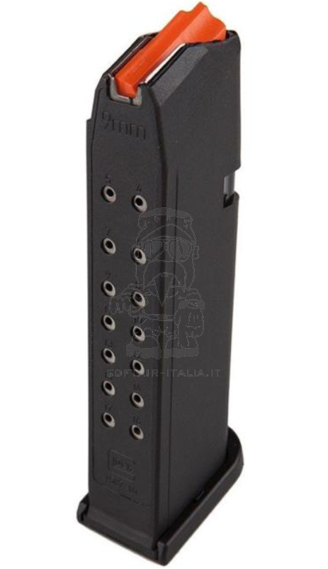 Glock 17 Gen 5 -  G17L - G19 -  G26 -  G34 - 9mm P.A.K. Blank Firing 17rds Magazine by Glock