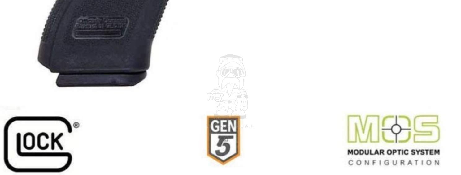 GLOCK 17 Gen 5 Cerakote Metal Slide &  MOS  Modular Optik System GBB Airsoft Pistol by GHK > Umarex