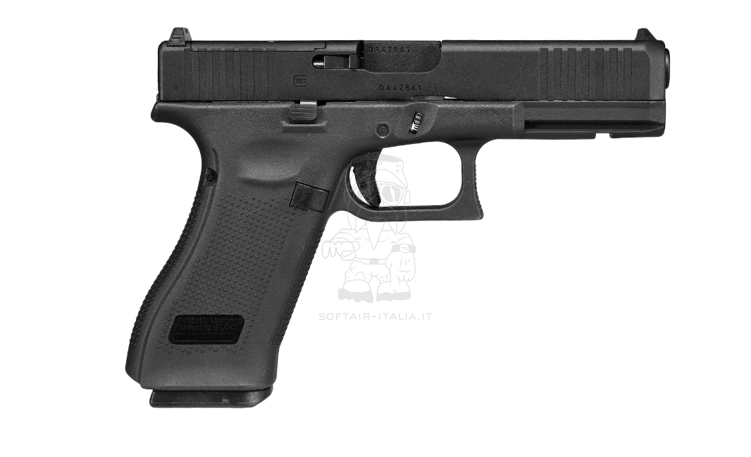 GLOCK 17 Gen 5 Cerakote Metal Slide &  MOS  Modular Optik System GBB Airsoft Pistol by GHK > Umarex