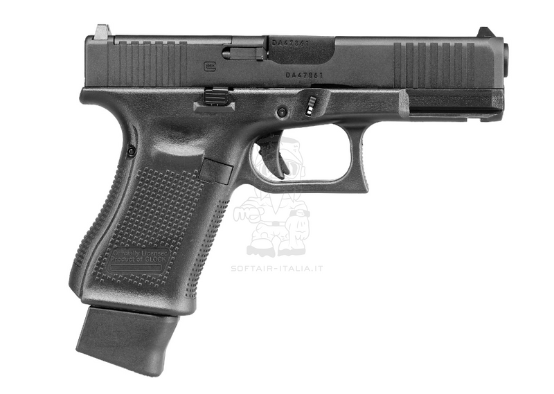 GLOCK 19 Gen 5 Metal Cerakote Slide &  MOS Modular Optik System Co2 GBB Airsoft Pistol by SRC > Umarex