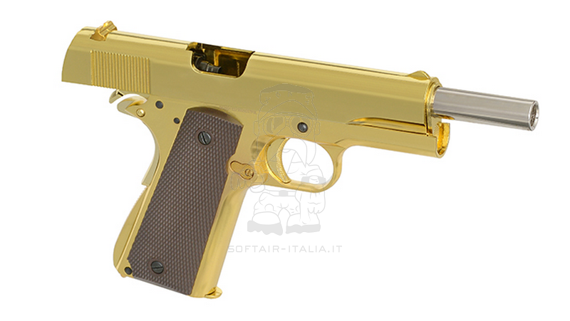 Golden Eagle 1911 Gold Version GBB Full Metal Airsoft Pistol Replica by Golden Eagle