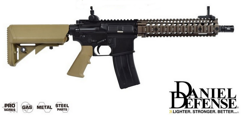 Golden Eagle MK18 Daniel Defense GBBR Bronze - Desert Tan Dual Tone by Golden Eagle