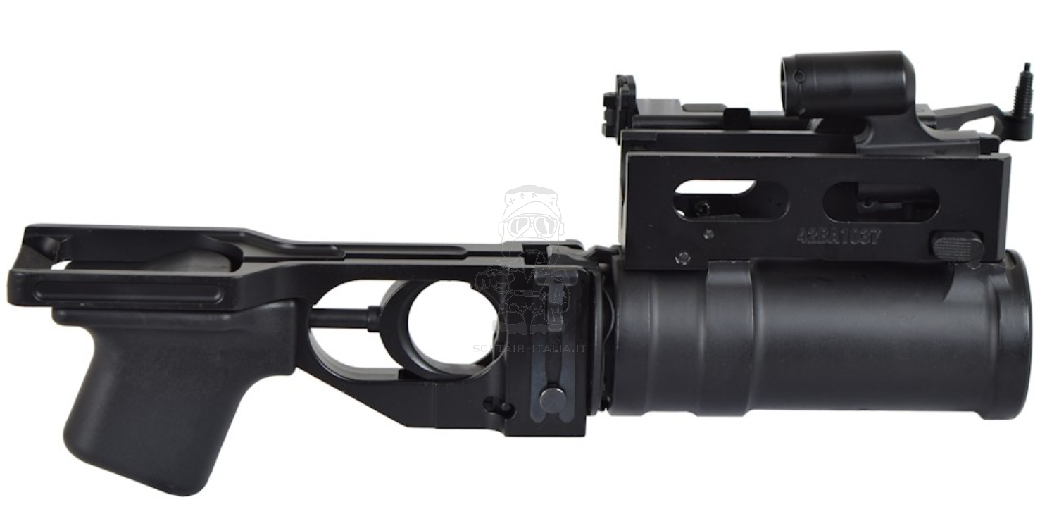 GP-25 Russian AK Full Metal Grenade Launcher w. VOG-25 Type Gas Grenade by Snow Wolf