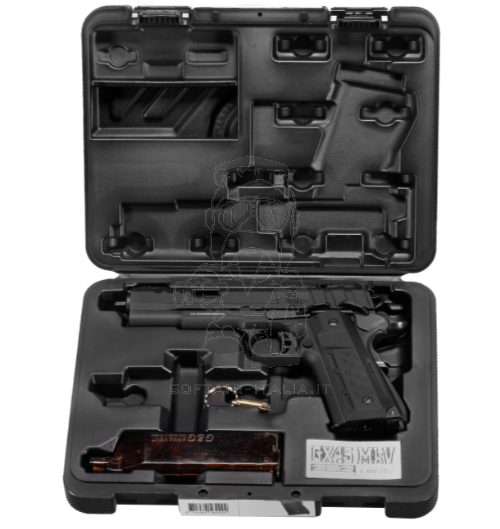 GX45 MkV Full Metal GBB Gas BlowBack Airsoft Pistol GAS-GPM-MKV-BBB-ECM by G&G