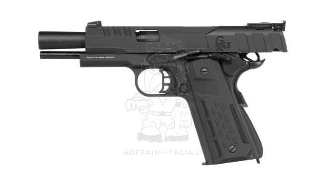 GX45 MkV Full Metal GBB Gas BlowBack Airsoft Pistol GAS-GPM-MKV-BBB-ECM by G&G