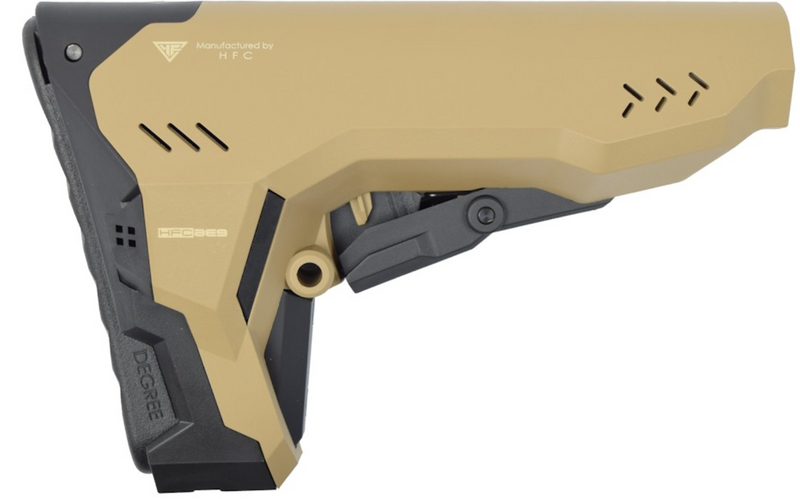HFC M4 Mod. 203 Degree Retractable Stock DE Dark Earth Desert Tan Calcio Retrattile by HFC
