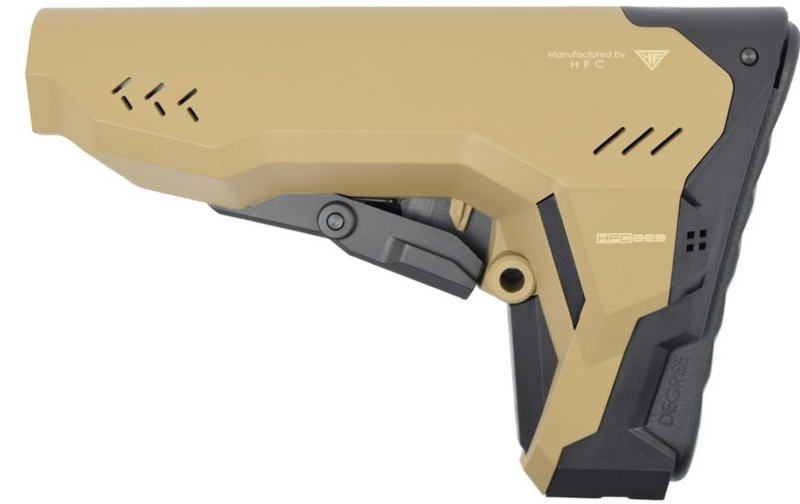 HFC M4 Mod. 203 Degree Retractable Stock DE Dark Earth Desert Tan Calcio Retrattile by HFC