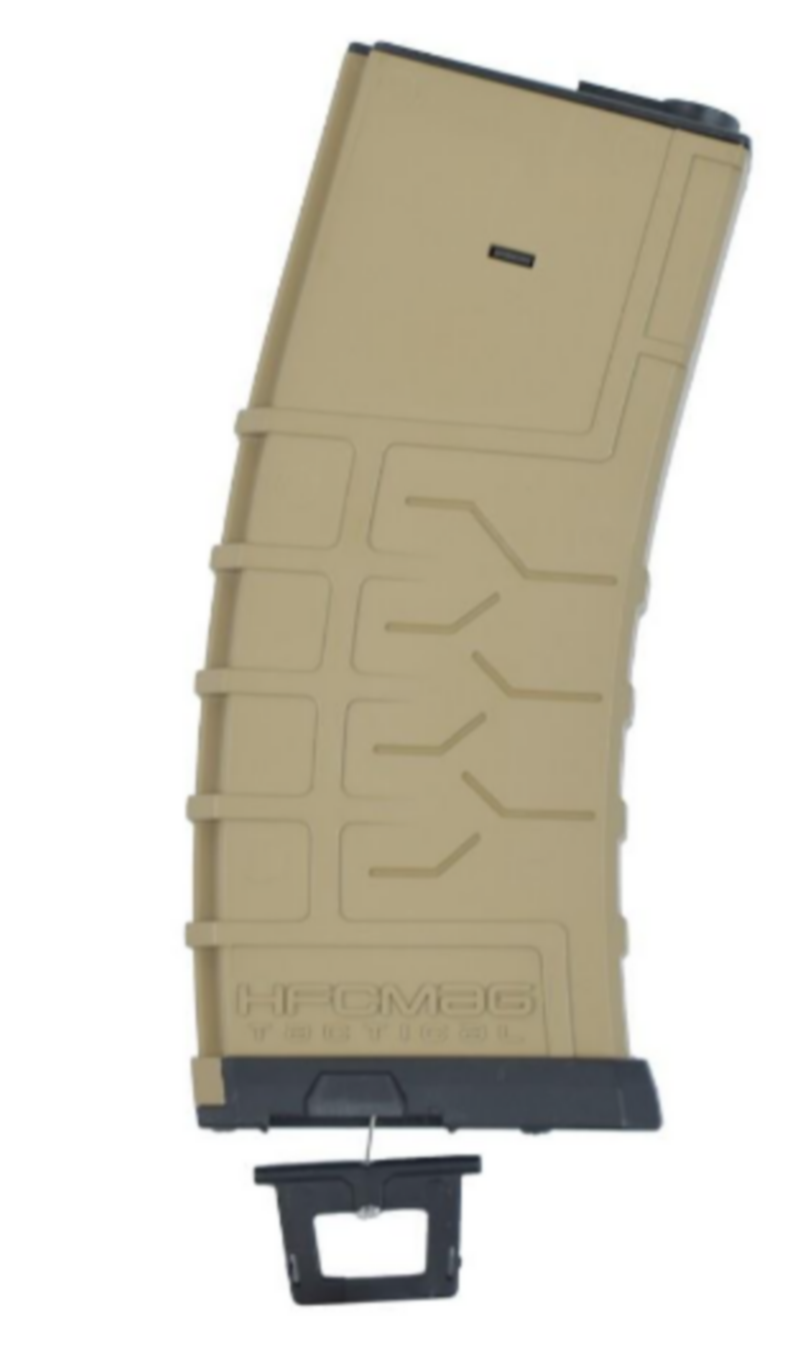 HFC M4 Tactical LE-II DE Dark Earth Desert Tan AEG w. 300bb Flash Hi Cap Magazine by HFC