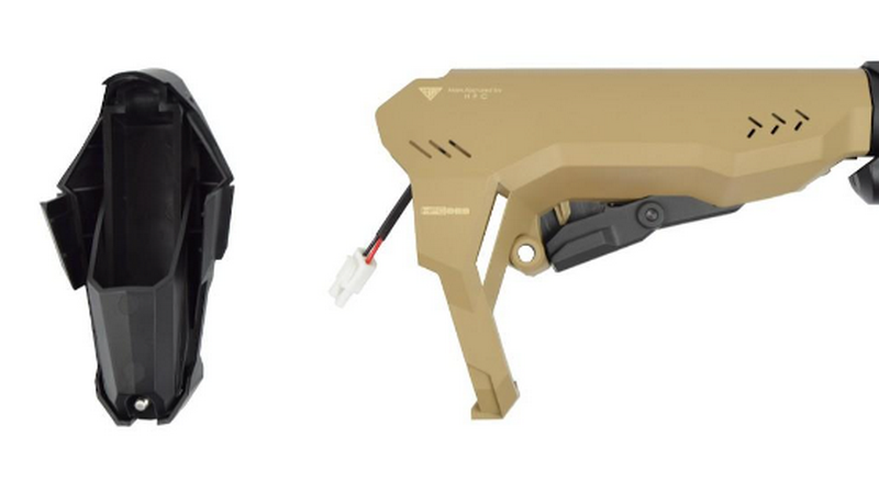 HFC M4 Tactical LE-II DE Dark Earth Desert Tan AEG w. 300bb Flash Hi Cap Magazine by HFC