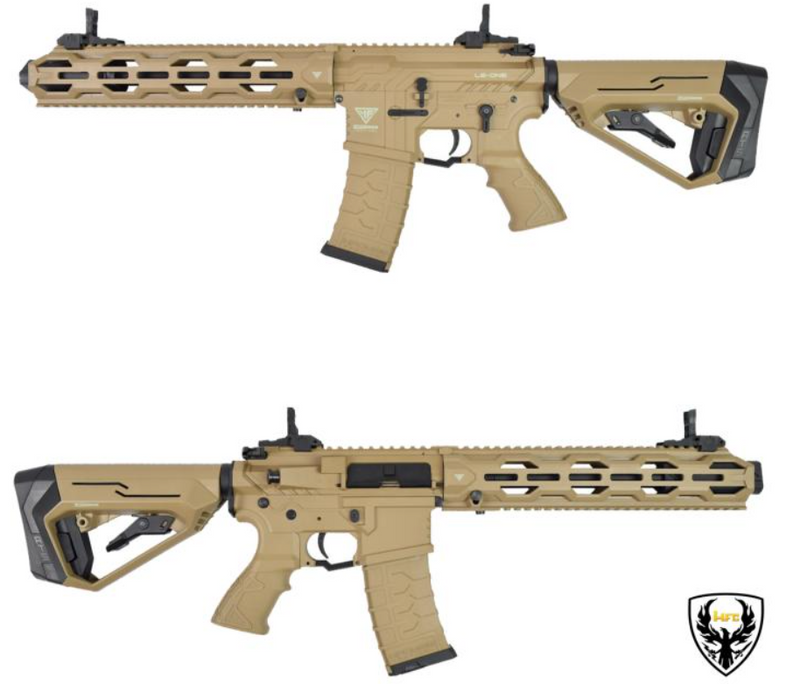 HFC M4 Tactical Mod.202 ATS Stock  DE Dark Earth Desert Tan AEG by HFC