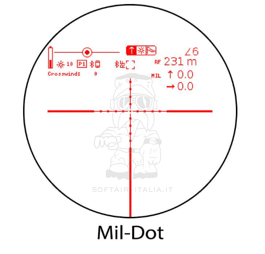 HYPR-7 Rifle Scope Hybrid Precision 7 x 50 Riflescope Ottica by Element Optics
