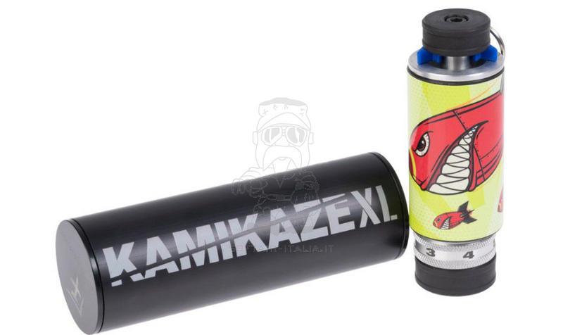 KAMIKAZE XL Yellow Grenade 9mm. Blank Fire Granata a Salve Gialla by Saigo Defense