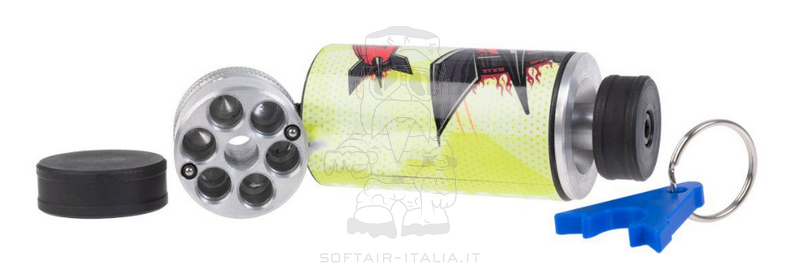 KAMIKAZE XL Yellow Grenade 9mm. Blank Fire Granata a Salve Gialla by Saigo Defense