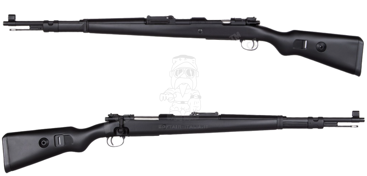 Kar98k K98 Karabiner Black Polymer Spring Power Version by Snow Wolf